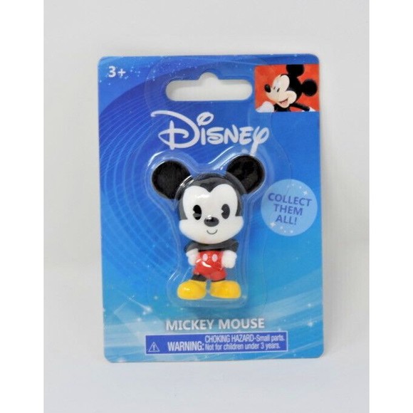 Disney Mickey Mouse Figurine Cake Topper Just Play 2 1/4 In Collectible - Picture 1 of 6